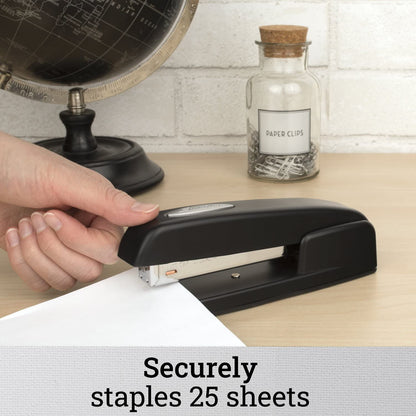Swingline Stapler, 747 Iconic Desk Stapler, 25 Sheet Paper Capacity, Heavy Duty Stapler for Office Desktop or Home Office Supplies, Black (74741) Black - 74741 Pack of 1 Black Stapler