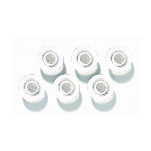 Quartet Glass Board Magnets, Large Rare Earth, 6-Pack Clear