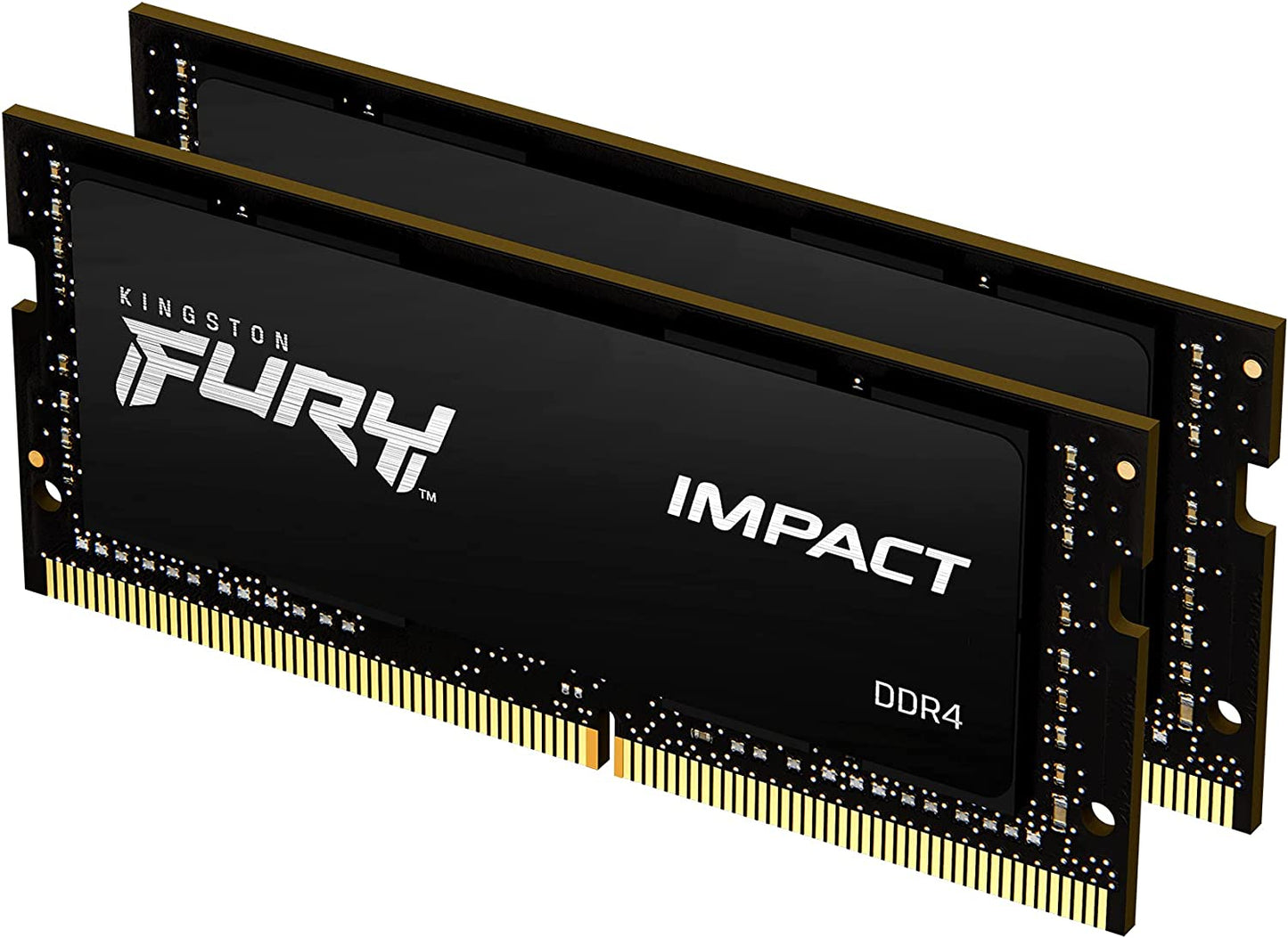 Kingston FURY Laptop Memory DDR4 2666MHz 8GB Kingston FURY Impact CL15 1.2V SODIMM KF426S15IBK2/16 Kit of 2 2666MHz 16 GB