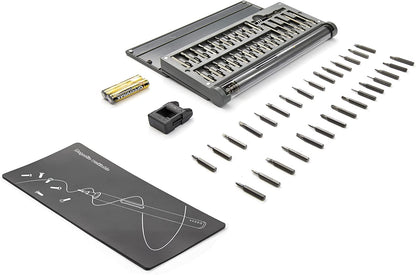 StarTech.com 55-Bit Electric Precision Screwdriver Set - Portable Cordless Battery Powered Bit Driver Kit for Electronics, Laptop, Computers, Tablet &amp; Phone Repairs - Magnetic Work Pad (CTK55PCEDRIVE)