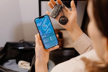Verbatim My Finder Bluetooth Tracker Item Finder Compatible with Apple Find My (iOS Only) Water Resistant and Dustproof 1pk – Black 1 Pack