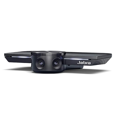 Jabra PanaCast – Intelligent 180° Panoramic-4K Huddle Room Video Camera – Inclusive Video Conferencing Camera with Full Room Coverage, Easy to Set-Up Wide Angle Webcam for Streaming Webcam PanaCast