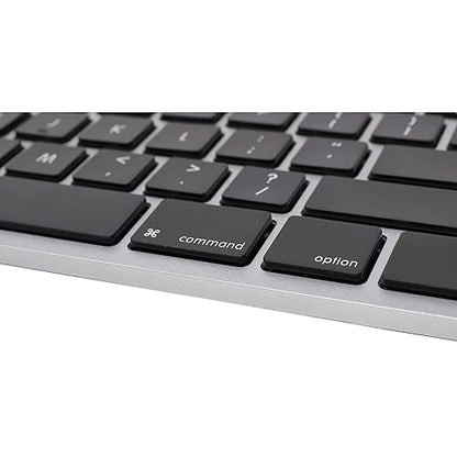 Matias Wireless Multi-Pairing Keyboard for Mac - Silver Plastic Housing