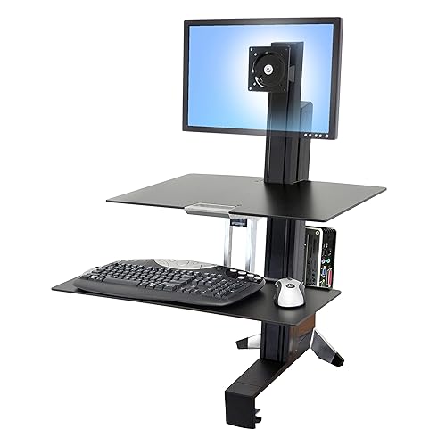 ERGOTRON 33-350-200 WorkFit-S LCD Ld Sit-Stand Workstation