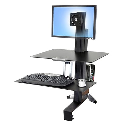 ERGOTRON 33-350-200 WorkFit-S LCD Ld Sit-Stand Workstation