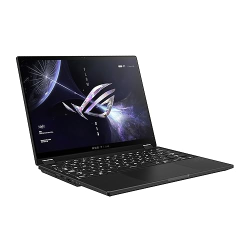 ASUS ROG Flow X13 (2023) 2-in-1 Gaming Laptop, 13.4” Nebula Display, 16:10 QHD 165Hz/3ms, 500 nits, GeForce RTX 4070, AMD Ryzen 9 7940HS, 32GB LPDDR5, 1TB PCIe SSD, Wi-Fi 6E, Windows 11, GV302XI-CS96