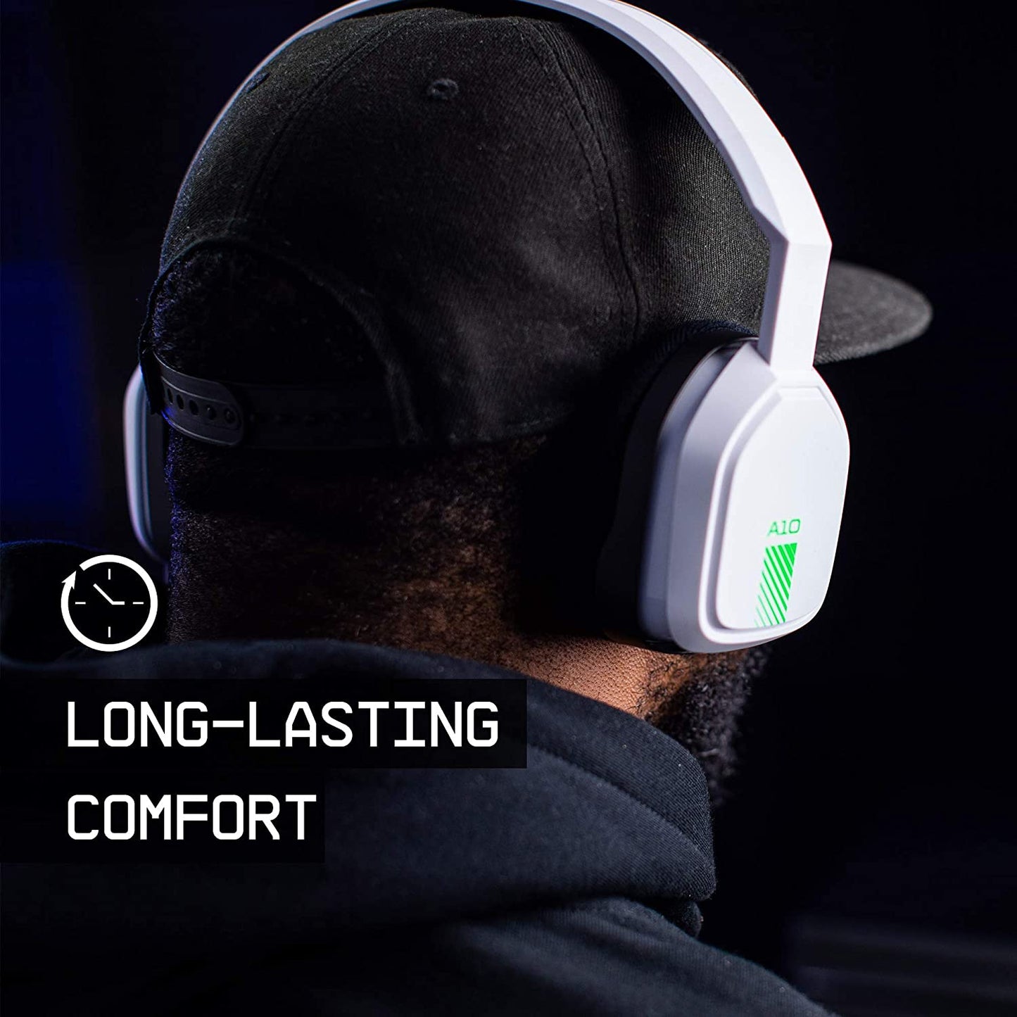 ASTRO Gaming A10 Wired Gaming Headset, Lightweight and Damage Resistant, ASTRO Audio, 3.5 mm Audio Jack, for Xbox Series X|S, Xbox One, PS5, PS4, Nintendo Switch, PC, Mac- White/Green White Gen 1 Xbox/PC Headset Only