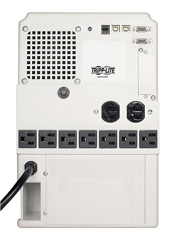 Tripp Lite SMART2200VS 2200VA 1600W UPS Smart Tower AVR 120V USB DB9 SNMP for Servers, 9 Outlets