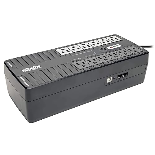 Tripp Lite 750Va 450W Ups Eco Green Battery Back Up Compact 120V USB RJ11, 12 Outlets ECO750UPS 750 VA