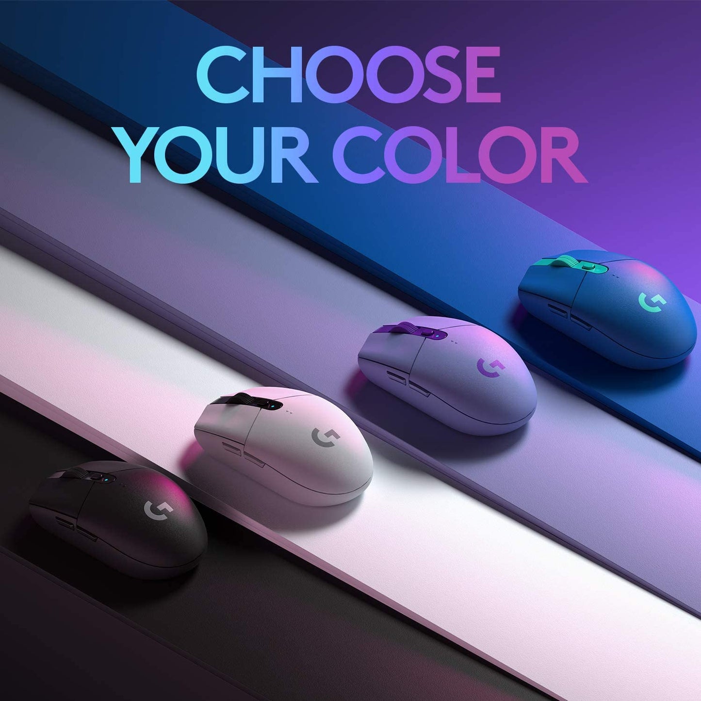 Logitech G305 LIGHTSPEED Wireless Gaming Mouse, Hero 12K Sensor, 12,000 DPI, Lightweight, 6 Programmable Buttons, 250h Battery Life, On-Board Memory, PC/Mac - White White Mouse