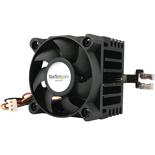 StarTech.com FANP1003LD 50x41mm Socket 7/370 CPU Cooler Fan with Heatsink and TX3 and LP4 (Black) TX3 & LP4 1.93" (49.02 mm) x 1.57" (39.88 mm)