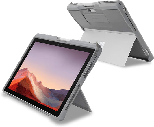 Kensington Blackbelt™ 2nd Degree Rugged Case for Surface Pro 7, 7+, 6, 5, &amp; 4 - Silver (K97802WW) Silver Surface Pro 7
