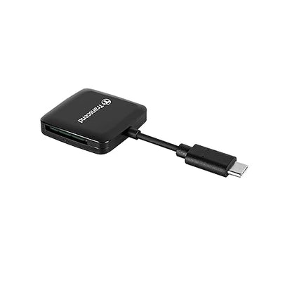 Transcend USB 3.2 Gen 1 USB Type-C Multifunctional Card Reader TS-RDC3, Black
