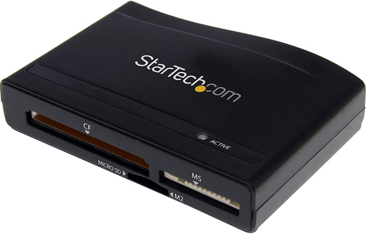 StarTech.com USB 3.0 Multi Media Flash Memory Card Reader - Card Reader (Multi-Format) - USB 3.0 (FCREADHCU3) Multi-card USB-A w/ Cable