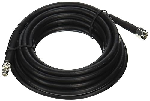 Wilson Electronics 10 ft. Black RG58 Low Loss Coax Cable (SMA Male to SMA Female) 10 ft. Low Loss Coax (SMA Male - SMA Female)