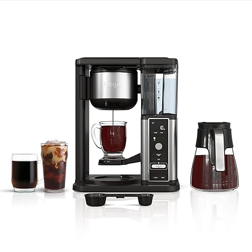 Ninja® Hot & Iced, Single Serve or Drip Coffee Maker with Rapid Cold Brew 10 Cup Glass Carafe, CM360C