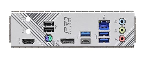 ASRock B760M PRO RS Gaming Desktop Motherboard - Intel B760 Chipset - Socket LGA-1700 - Micro ATX - Core Processor Supported - 192 GB DDR5 SDRAM Maximum RAM - DIMM, UDIMM - 1 x Memory Slots - Gigabit Ethernet - 2.5Gigabit Ethernet