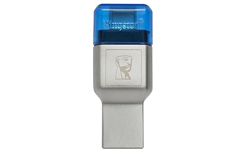 Kingston Digital FCR-ML3C MobileLite Duo 3C, USB 3.1 + Type C, Microsd Card Reader, microSDHC/microSDXC