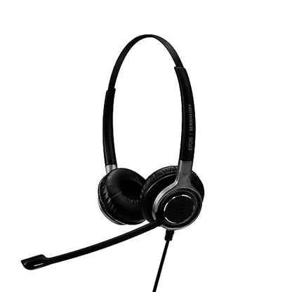 Sennheiser SC 665 (507256) - Double-Sided Business Headset | for Mobile Phone and Tablet Connection | with HD Sound & Ultra Noise-Cancelling Microphone (Black) SC665