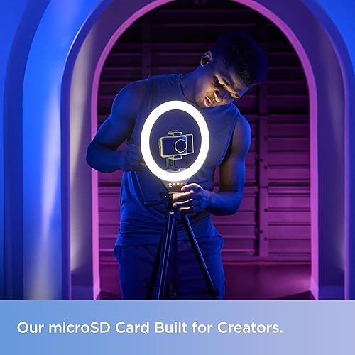 512GB SanDisk Creator microSD UHS-I Card with SD Adapter - Up to 190MB/s, 4K, 5.3K, Micro SD Card - SDSQXAV-512G-GN6MS microSD Card 512GB