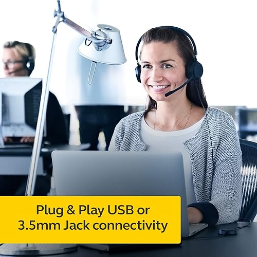 Jabra Evolve 30 II Mono UC - Professional Unified Communicaton Headset, Black, Mono Speaker Mono UC Optimized Headset