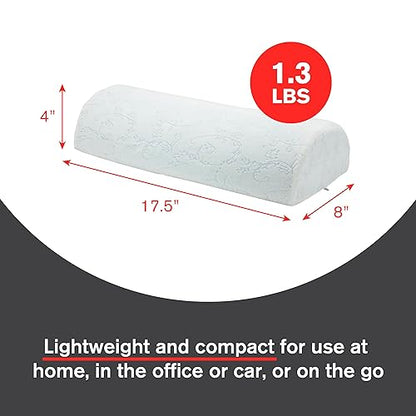 ObusForme Airfoam Support Pillow – 4-Position Memory Foam Lumbar Support Pillow, Portable Posture Support, Machine Washable Plush Cover