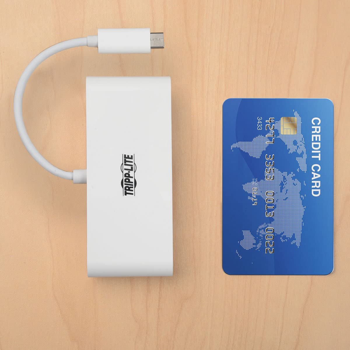 Tripp Lite 4-Port USB 3.1 Gen 1 USB-C to USB-A Portable Hub with x4 USB-A &amp; USB-C Charging Port 5 Gbps (U460-004-4A-C)