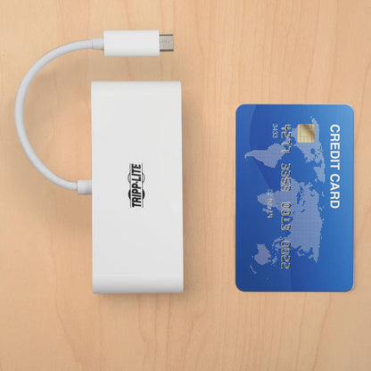 Tripp Lite 4-Port USB 3.1 Gen 1 USB-C to USB-A Portable Hub with x4 USB-A &amp; USB-C Charging Port 5 Gbps (U460-004-4A-C)
