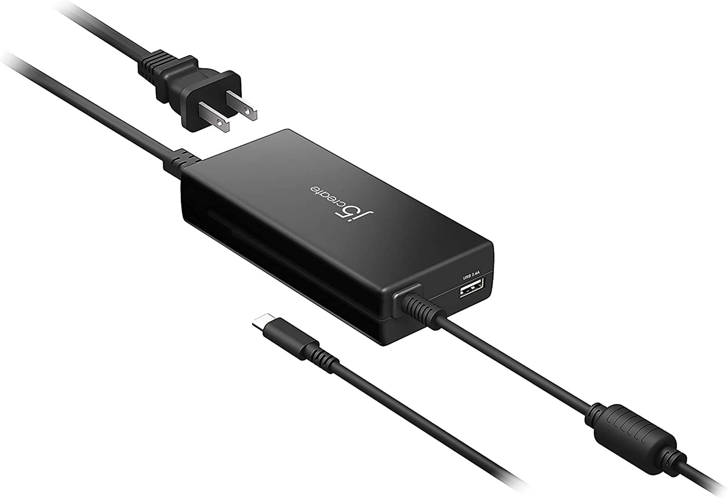 J5 create j5create USB Type C PD 100W Fast Charger for MacBook Pro, Chromebook, Laptop, Notebook, Tablet, Android, iPhone, iPad Pro, Smart Phone (JUP2290)