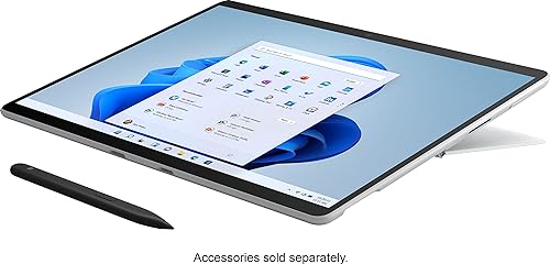 Microsoft Surface Pro X (2021): 13 Touchscreen Tablet (Qualcomm SQ1/8GB RAM/128GB SSD/Windows 11 Home) Device Only - Platinum SQ1/8GB/128GB