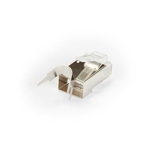 Black Box CAT6A RJ-45 Modular Plug, Shielded 100-PACK