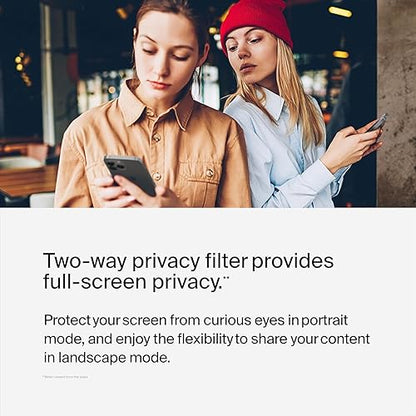 Belkin Privacy Tempered Glass Screen Protector for iPhone 13 and 13 Pro, Treated Surface with Anti-Fingerprint Coating and Bubble Free Application with Included Easy Align Tray iPhone 14 / 13 / 13 Pro Privacy TemperedGlass