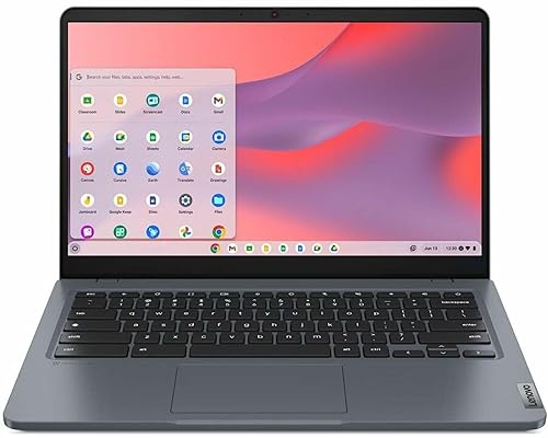 Lenovo 14e Chromebook Gen 3 82W60001US 14" Touchscreen Chromebook - Full HD - 1920 x 1080 - Intel N200 Quad-core (4 Core) - 8 GB Total RAM - 8 GB On-Board Memory - 128 GB Flash Memory - Storm Gray 82W6003DUS