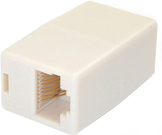 StarTech.com Cat5e RJ45 Modular Inline Coupler - modular inline coupler - Ethernet coupler - cat5e coupler (RJ45COUPLER) Single
