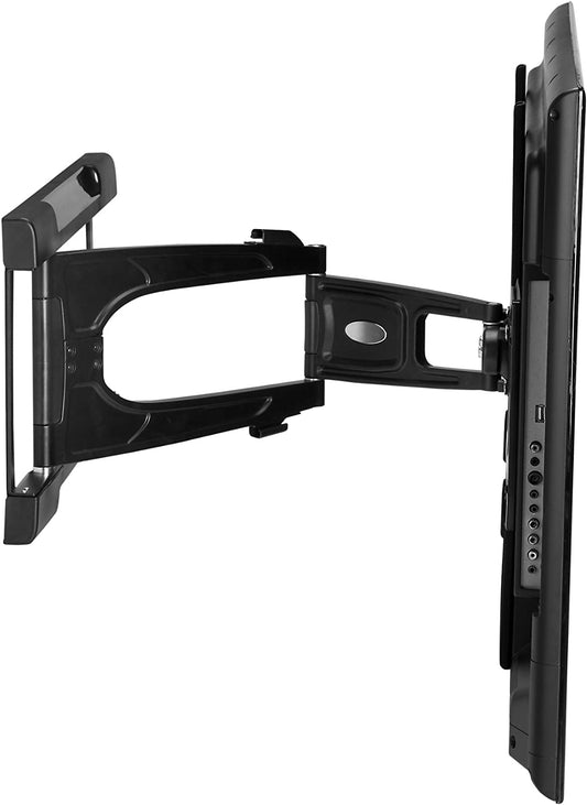 Atdec TH-3060-UFL Ultra Slim Articulated Low Profile Wall Mount for Displays up to 77-Pound, Black
