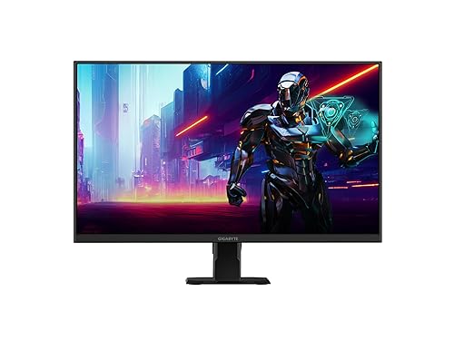 GIGABYTE GS27Q 27 165Hz 1440P Gaming Monitor, 2560 x 1440 SS IPS Display, 1ms (MPRT) Response Time, HDR Ready, FreeSync Premium, 1x Display Port 1.4, 2X HDMI 2.0