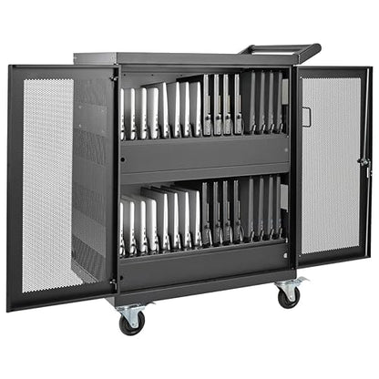 Tripp Lite 32-Port AC Charging Cart Storage Station for Chromebooks, Laptops and Tablets (CSC32AC) 32 Port AC Cart