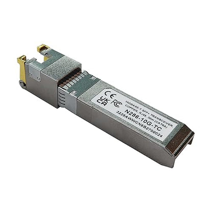 Tripp Lite 10G SFP+ Cisco Compatible Cat6a Transceiver, Copper RJ45 Ethernet Cable Adapter, SFP-10G-T-X Compatible, MSA-Compliant, Hot-swappable, 98 Feet / 30 Meters, 3-Year Warranty (N286-10G-TC)