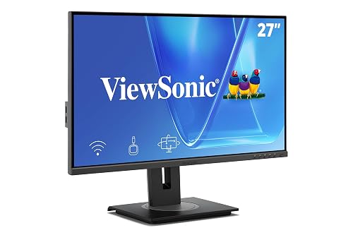ViewSonic VG2748N 27 Inch 1080p Computer Monitor, IPS, Wireless Casting