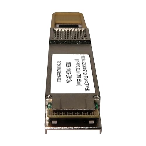 Eaton Tripp Lite Series QSFP-100G-SR4 Arista Compatible 100GBase-SR4 QSFP28 Transceiver Module, MTP/MPO Multimode Fiber MMF, 100 Gbps, 850 nm, 328 Ft / 100 M Length, 3-Year Warranty (N286-100G-SR4SA)