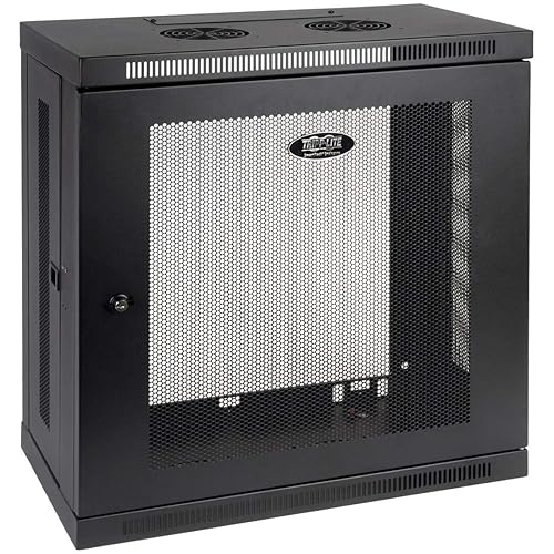 Tripp Lite 12U Slim Wall Mount Rack Enclosure Cabinet SRW12U13