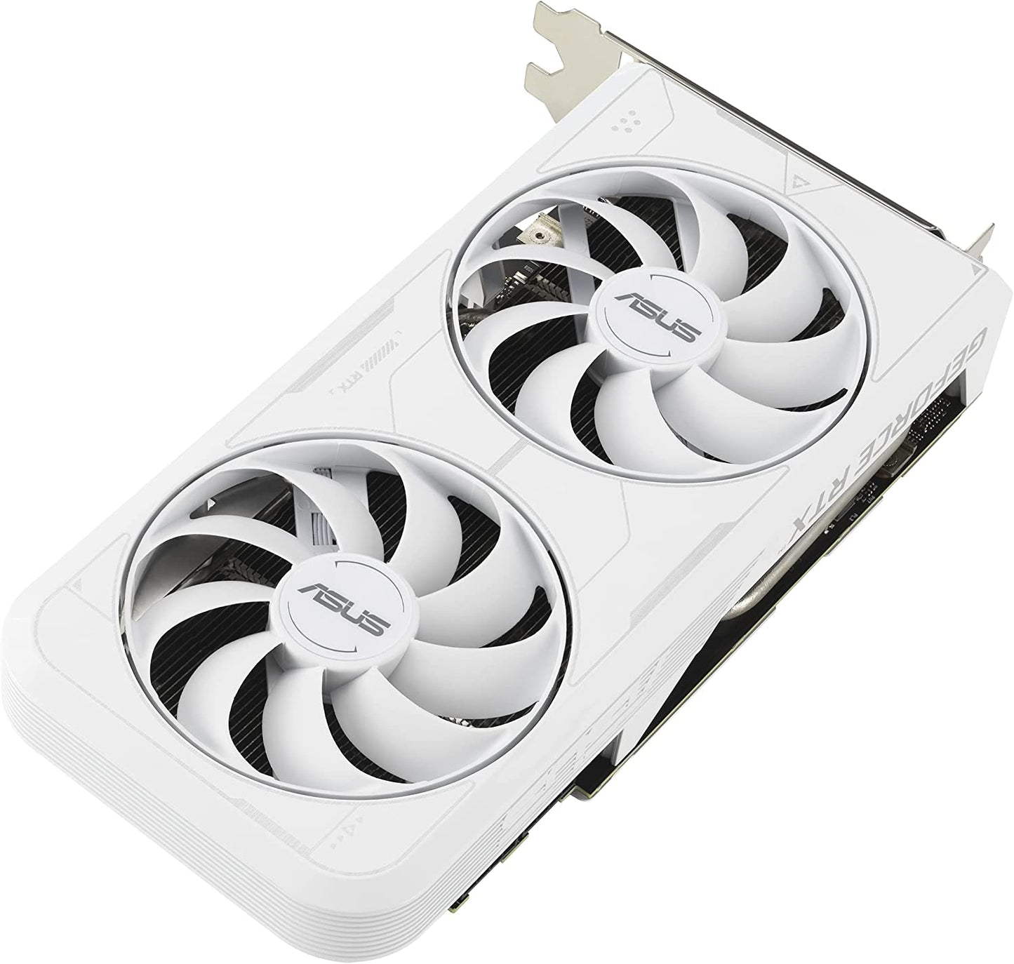 ASUS Dual NVIDIA GeForce RTX 3060 Ti White OC Edition Graphics Card (PCIe 4.0, 8GB GDDR6X Memory, HDMI 2.1, DisplayPort 1.4a, 2-Slot Design, Axial-tech Fan Design, 0dB Technology, and More)