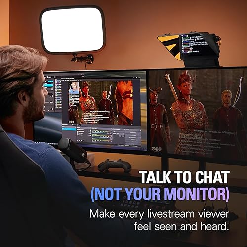 Corsair Elgato Creators Prompter - All-in-one Teleprompter With Built-in Screen - For Youtube