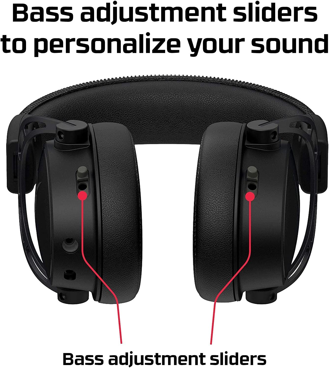 HyperX Cloud Alpha S - PC Gaming Headset, 7.1 Surround Sound, Adjustable Bass, Dual Chamber Drivers, Chat Mixer, Breathable Leatherette, Memory Foam, and Noise Cancelling Microphone – Blackout Black Wired Cloud Alpha S Headset
