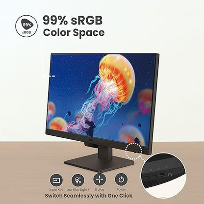 BenQ GW2790 Computer Monitor 27 FHD 1920x1080p IPS 100 Hz Eye-Care Tech Low Blue Light Anti-Glare Adaptive Brightness Tilt Screen Built-in Speakers DisplayPort HDMI VGA