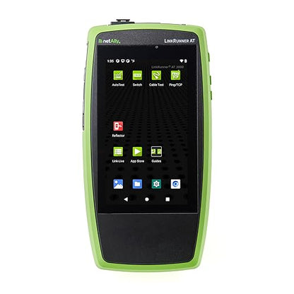 NetAlly LinkRunner AT 3000 Network & Cable Tester - Network Testing, Cable Testing, PoE Testing, Fiber Optic Cable Testing, LAN Cable Testing - LCD - 2 x USB - 2 x Network (RJ-45) - 1 Number of Total Expansion Slot(s) - SFP