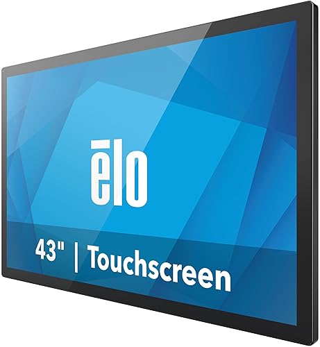 Elo 4304L - 43" Touchscreen Signage - TouchPro PCAP Anti-Friction, 40 Touch, 1920 x 1080, Black 43-inch TouchPro PCAP Anti-Friction