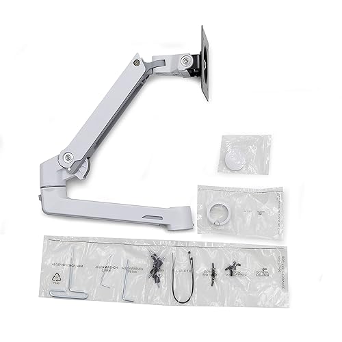 Ergotron – LX Monitor Arm, Extension, and Collar Kit – Add-on for LX Tall Pole Monitor Arms – White