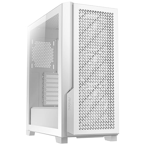 Antec Performance Series P20C White, Massive Metal Mesh Front Panel, 3 x 120mm PWM White Fans, Type-C 3.2 Gen2 Ready, 2 x 360 mm Radiator Simultaneously, GPU Bracket, Mid-Tower E-ATX PC Case