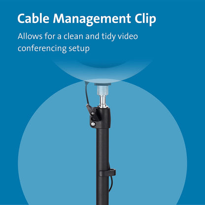 Kensington A1000 Telescoping C-Clamp Desktop Mount for Microphones, Webcams, Lights (K87654WW)